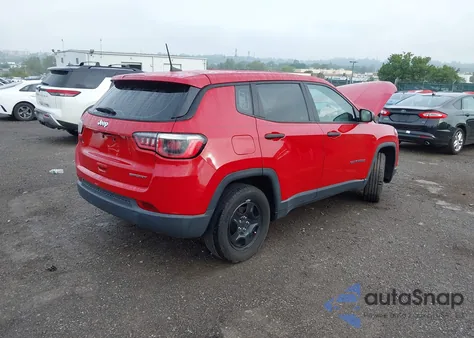 2020 Jeep Compass Sport Fwd from USA, damaged, VIN 3C4NJCABXLT169440